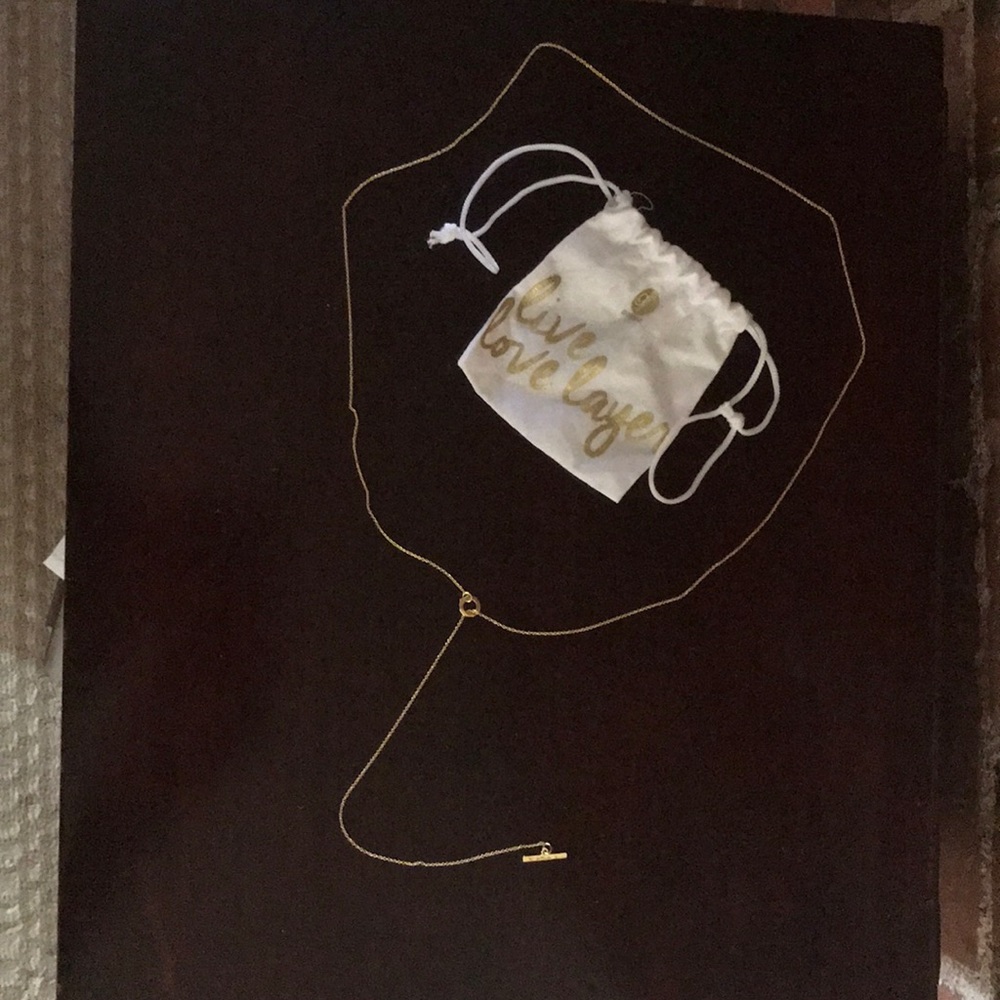 Gorjana 'Taner' Toggle Lariat Necklace